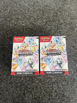 2 x Pokemon Prismatic Evolutions Booster Bundle Sealed Same day Dispatch ✅ - Image 1