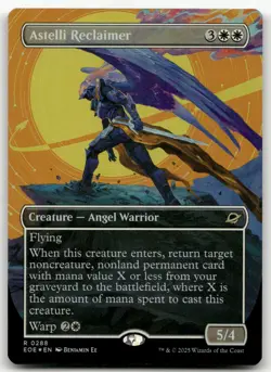 Astelli Reclaimer (Borderless) #288 (Foil) (NM) Edge of Eternities EOE Magic MTG - Image 1