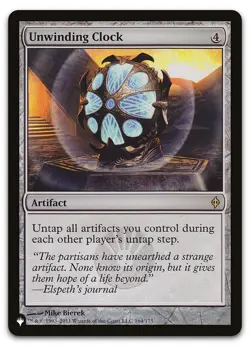 Unwinding Clock #164/175 (NM) List Reprints LIST LIST Magic MTG - Image 1