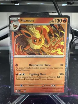 Pokemon TCG - Flareon SVP 167 - Prismatic Evolutions Promo - Image 1