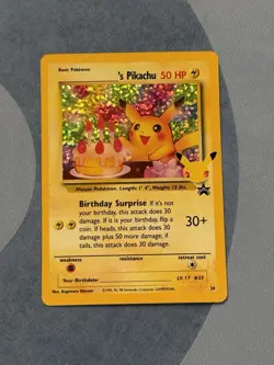 Pokemon Birthday Pikachu 24/53 Celebrations Classic Collection Holo NM - Image 1