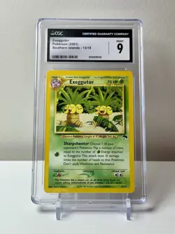 CGC 9 MINT Exeggutor 2001 Southern Islands 13/18 Pokemon Card psa - Image 3