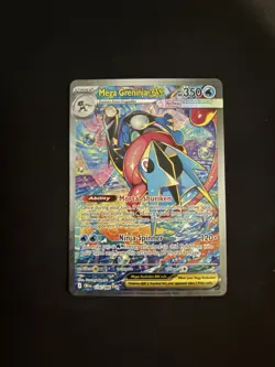 Mega Greninja Ex 116/086 SIR English Pokemon TCG Chaos Rising - Image 1