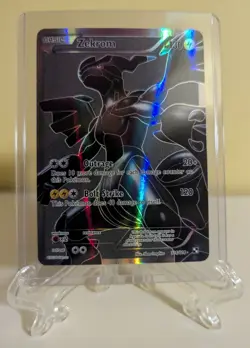 Pokemon Zekrom 114/114 Full Art Holo Ultra Rare Black & White - Image 1