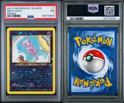 2001 POKEMON SOUTHERN ISLANDS PROMO #1 MEW-HOLO PSA 7 - Image 3