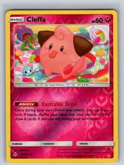Cleffa 131/214 Reverse Holo Uncommon Unbroken Bonds Pokemon NM - LP - Image 1