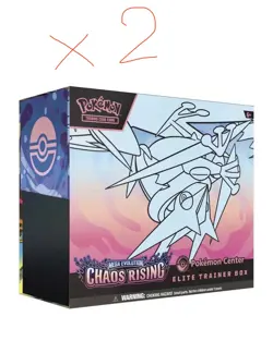 Pokemon Chaos Rising Pokemon Center ETB X2 - Confirmed - Pre Order - - Image 1