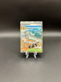 Pokemon Surfing Beach 114/086 Me04: Chaos Rising Holo - Image 1