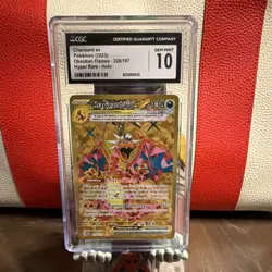 Pokemon Charizard ex 228/197 Obsidian Flames Hyper Rare Holo CGC 10 - Image 1