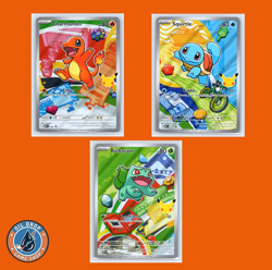 Pokemon TCG First Partner Illustration Gen 1 Kanto Starters Set Mint/Near Mint - Image 1