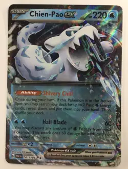 Chien-Pao ex 061/193 Sv02: Paldea Evolved Holo - Pokemon TCG English NM - Image 1