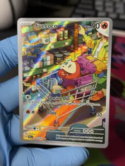 Pokemon TCG Fuecoco Scarlet & Violet Paldea Evolved 201/193 Illustration Rare - Image 1