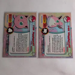 Pokemon 1999 Topps Cards Evolution Set #39 Jigglypuff #40 Wigglytuff - Image 2