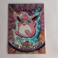Pokemon 1999 Topps Cards Evolution Set #39 Jigglypuff #40 Wigglytuff - Image 5