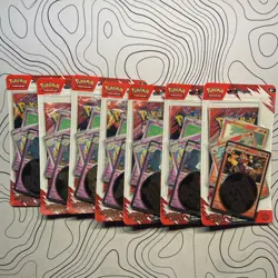 Pokemon Destined Rivals 🚀 Checklane Blister Pack x7 - Image 1