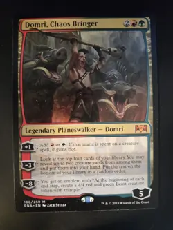 Domri, Chaos Bringer NM Ravnica Allegiance MTG FREE SHIPPING - Image 1