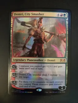 Domri, City Smasher NM FOIL Ravnica Allegiance MTG FREE SHIPPING - Image 1