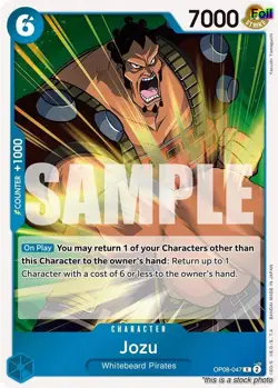 Jozu [OP08 - OP08-047] - NM [Foil] TCG One Piece - Image 1