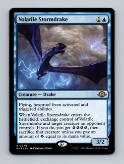 Volatile Stormdrake Modern Horizons 3 Non-Foil MTG NM - Image 1