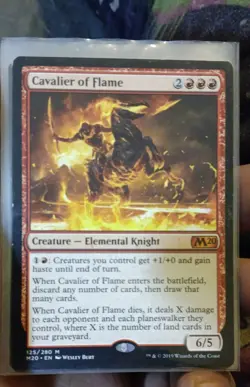 Cavalier of Flame Core Set 2020 Foil - Image 1