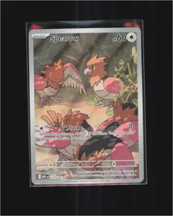 Spearow 151/132 Illustration Rare Mega Evolution Pokemon Near Mint - Image 1