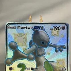 Carte Pokemon mewtwo gx sv59/sv94 hidden fates Shiny / NM English - Image 2