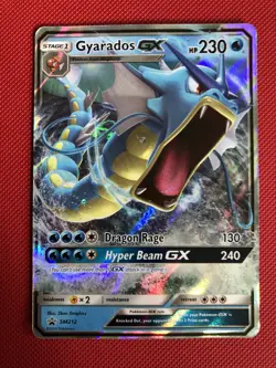 Pokemon Card Gyarados GX SM212 Black Star Promo Half Art Near Mint - Image 1