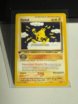 Elekid 22/111 Neo Genesis First Edition German Vintage WOTC Baby Pokemon - Image 2