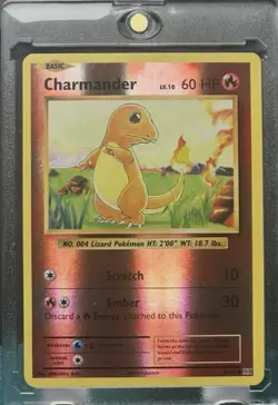 CHARMANDER RARE REVERSE HOLO REFRACTOR FOIL POKEMON CARD TCG TRADING CARD GAME - Image 3