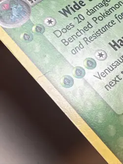 DAMAGED Venusaur 6/17 Holofoil POP Series 2 AUTHENTIC Pokemon Card - Image 3