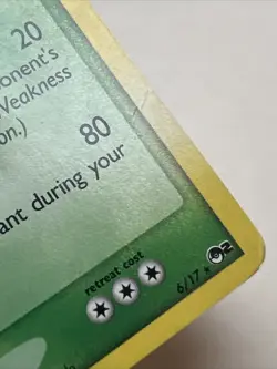 DAMAGED Venusaur 6/17 Holofoil POP Series 2 AUTHENTIC Pokemon Card - Image 5