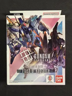 Gundam Card Game Sealed Flash Of Radiance Starter Deck Bandai Ultra Rare ST08 - Image 1