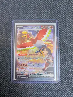 Pokemon TCG Ethans Ho-Oh EX Card Destined Rivals 230/182 - PACK FRESH MINT RARE - Image 1