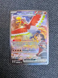 Pokemon TCG Ethans Ho-Oh EX Card Destined Rivals 230/182 - PACK FRESH MINT RARE - Image 3