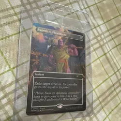 THANOS Magic the Gathering PSA Magazine Promo Swords to Plowshares Marvel MTG - Image 1