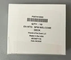 Box of (10) MTG Spider-Man Welcome Deck Starter Decks SEALED (2) Of Each Color - Image 1