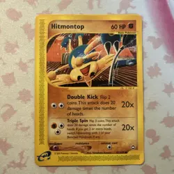 Pokemon Hitmontop Common Aquapolis 082/147 LP - Image 1