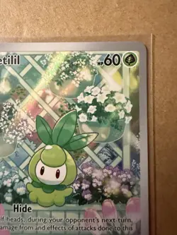 Pokemon TCG Petilil 091/086 Black Bolt & Deerling 091/086 White Flare IR - Image 3