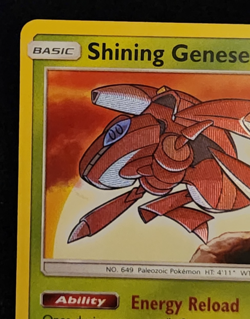 2017 Pokemon Shining Legends Shining Genesect #9/73 EX-NM - Image 2