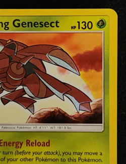 2017 Pokemon Shining Legends Shining Genesect #9/73 EX-NM - Image 3