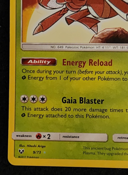 2017 Pokemon Shining Legends Shining Genesect #9/73 EX-NM - Image 5