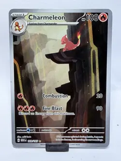 2023 POKEMON MEW EN-151 ILLUSTRATION RARE #169 CHARMELEON 165 - Image 1