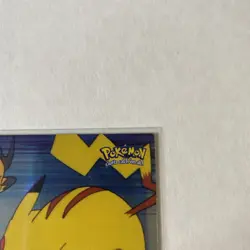 2000 Topps Pokemon Tv Animation Edition Ep14 Electric Shock Showdown Holo NM/LP - Image 3