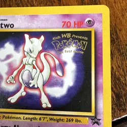 Pokemon Mewtwo Wizards Black Star Movie Promo 2 Regular TCG Exc nr mint - Image 3