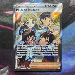 Pokemon TCG Paldean Student Paldean Fates Ultra Rare 230/091 - Image 1