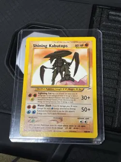 Pokemon TCG Shining Kabutops Holo Neo Destiny 108/105 Unlimited Secret Rare LP - Image 1
