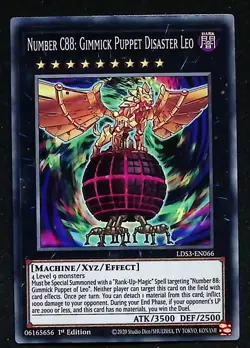 Number C88: Gimmick Puppet Disaster Leo LDS3-EN066 Common 1st Edition Yugioh - Image 1