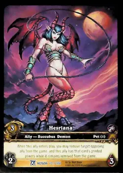 World of Warcraft TCG Hesriana (Extended Art) - Fields of Honor 73/208 - Image 1