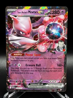 Team Rocket's Mewtwo ex - 079/217 Holo ME: Ascended Heroes Pokemon Card TCG - Image 1