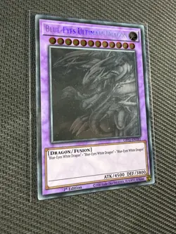 Yu-Gi-Oh Card Blue-Eyes Ultimate Dragon Ghost Rare 1st Edition GFP2-EN181 2020 - Image 1